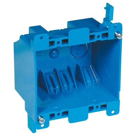 dimensions of a double electrical box|shallow double outlet box.